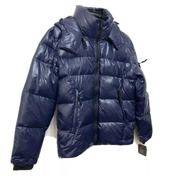 S13 Downhill Gloss Nylon Puffer Jacket - Picture 5 of 14